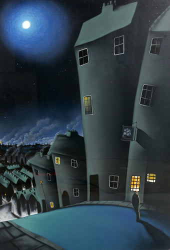 High on a Lonely, Windy Hill by Mackenzie Thorpe