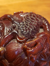 Load image into Gallery viewer, Antique Ox Bone Carved Bowl Large