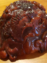 Load image into Gallery viewer, Antique Ox Bone Carved Bowl Large