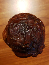 Load image into Gallery viewer, Antique Ox Bone Carved Bowl Large