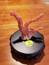 Load image into Gallery viewer, Antique Carved Coral Dragon Statue