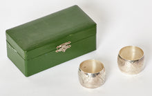 Load image into Gallery viewer, Sterling Silver Branches &amp; Blossoms Napkin Rings (Pair)